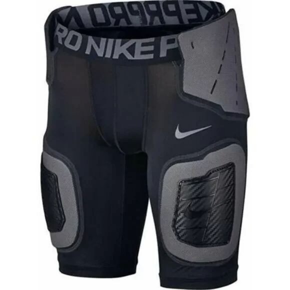 Nike Other - Nike Pro Boys Size Large Black Hyperstrong Padded Football Shorts 845718